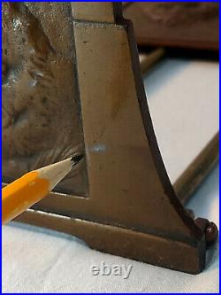 1920s Art Deco Judd Lion Expandable Bronze Clad Book Rack 09950