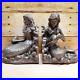 7-Mermaid-Resin-2-Bookends-Nautical-Art-Decor-On-Sea-Rocks-Silver-Lacquered-01-lhu
