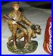 ANTIQUE-USA-HUBLEY-SPORT-HUNTING-MAN-DOG-with-SHOTGUN-CAST-IRON-BOOKEND-ART-STATUE-01-nt