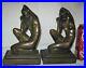 Antique-Bronze-Clad-USA-Nude-Lady-Bust-Art-Deco-Statue-Sculpture-Book-Bookends-01-nnb