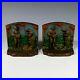 Antique-Cast-Iron-Cold-Painted-Bookends-Original-Finish-Hubley-01-kp