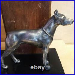 Art Deco Bronze Decorative Dog Statue Bookends