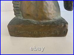 Art Deco Bronze Finish McClelland Barclay Horse Head Bookend 1930-1940 Rare$Drp