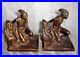 Art-Deco-Bronzed-Metal-Spelter-Native-Indian-6-5-Inch-High-THE-SCOUT-Bookends-01-xud