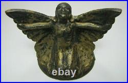 Art Deco FAIRY PIXIE NYMPH HAMPTON HARDWARE Co Bookend Decorative Statue c1931