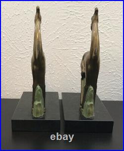 Art Deco French Deer Bookends