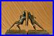 Art-Deco-Greek-hoplite-Warrior-Bookends-Book-Ends-Bronze-Sculpture-Figurine-DEAL-01-bqag