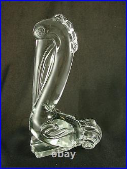 Barth Art by Paden City PELICAN 10 Crystal VERY RARE Glass Bird