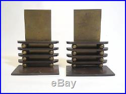 Chase Art Deco Octaball Book Ends