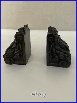 Elegant pair of bookends, 1910s, made by Marshall Cutler