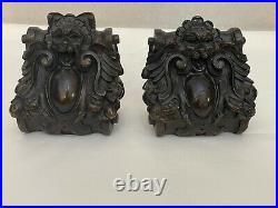 Elegant pair of bookends, 1910s, made by Marshall Cutler
