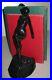 Frankart-nymph-with-frog-bookend-art-deco-in-black-10-tall-metal-a-single-01-ne