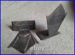 Gorgeous Antique Pair Of 1920s Cast Iron Art Deco Style Hubley Bookends