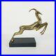 Mid-Century-Brass-Gazelle-Deer-Bookend-Statue-Marble-Art-Deco-10in-01-nine