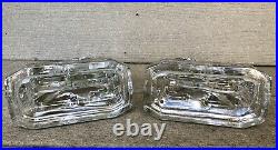 New Martinsville Glass Company Art Deco Horse Head Up Figures/Bookends