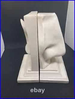 PAIR OF EAR & NOSE BOOKENDS BY C2C DESIGNS Great ENT Doctor gift