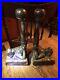 Pair-Antique-Bronze-Bookends-Candlesticks-Superior-Condition-Exquisite-Details-01-zd