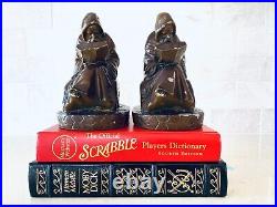 Pair of Antique Monk Bookends, 1920s, Art Deco Style, beautiful and useful decor