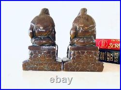 Pair of Antique Monk Bookends, 1920s, Art Deco Style, beautiful and useful decor