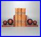 Pair-of-Vintage-French-Art-Deco-Wooden-Hand-Carved-Bookends-Spheres-Honeycomb-01-bwu