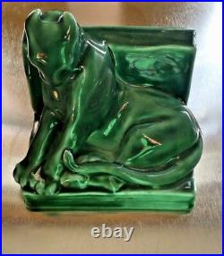 ROOKWOOD PANTHER BOOKEND / PAPER WEIGHT by William Purcell McDonald. #2564.1951