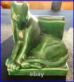 ROOKWOOD PANTHER BOOKEND / PAPER WEIGHT by William Purcell McDonald. #2564.1951