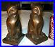 Rare-Antique-Bronze-Clad-Art-Deco-Egyptian-Gothic-Medieval-Cat-Statue-Bookends-01-dudx
