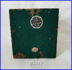 Rare Pair Of Vintage Sylvac Green Snub Nose Rabbit Bookends Oak & Ceramic