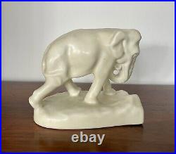 Rookwood Art Pottery Elephant Single Bookend Sculpture #2444d Antique 1930