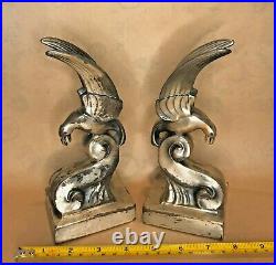 Seagulls on Waves Art Deco Bookends