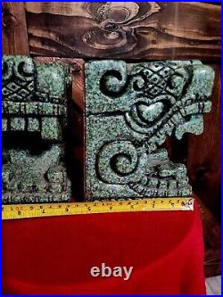 Stone Bookends Pre Columbian Style by Michael Zarebski for Industrias Creativas