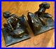 THE-SCOUT-INDIAN-Bookends-Art-Deco-Bronzed-Metal-Spelter-Heavy-01-glhb