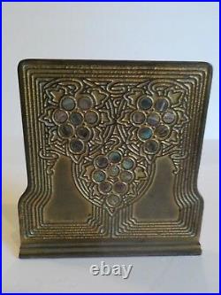 Tiffany Studios ABALONE Dore' Bronze Bookends #1173
