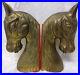 Vintage-Art-Deco-Bronse-Brass-2-Large-Horse-Head-Bookend-Book-Ends-01-np
