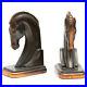 Vintage-Art-Deco-Cast-Metal-Horse-Head-Bookends-Bronze-Patina-01-vv