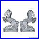 Vintage-Art-Deco-Crystal-Glass-Rearing-Horse-Library-Bookends-A-Pair-01-of