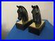 Vintage-Heavy-Hand-Carved-Black-Stone-Marble-Brass-Horse-Head-Bookends-01-clwv