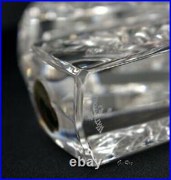 Vintage Pair of Bookends Waterford Dorset Fan Crystal Book Ends Block