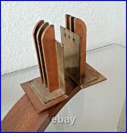 Vintage Pair of Chase Copper and Brass Heavy Bookends Free Shipping