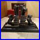 Vintage-Retro-French-Art-Deco-Bronze-Cat-Dog-Bookends-Black-Marble-Base-Heavy-01-vtlx