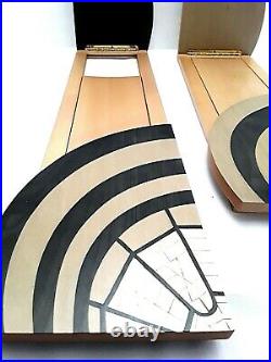Vintage Set 2 ITALY Wood Marquetry Intarsia A. FIORENTINO Bookends ART Deco