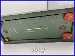 Vtg Art Deco Minnesota Industrial Metal Desk Tape Dispenser Paperweight Bookend